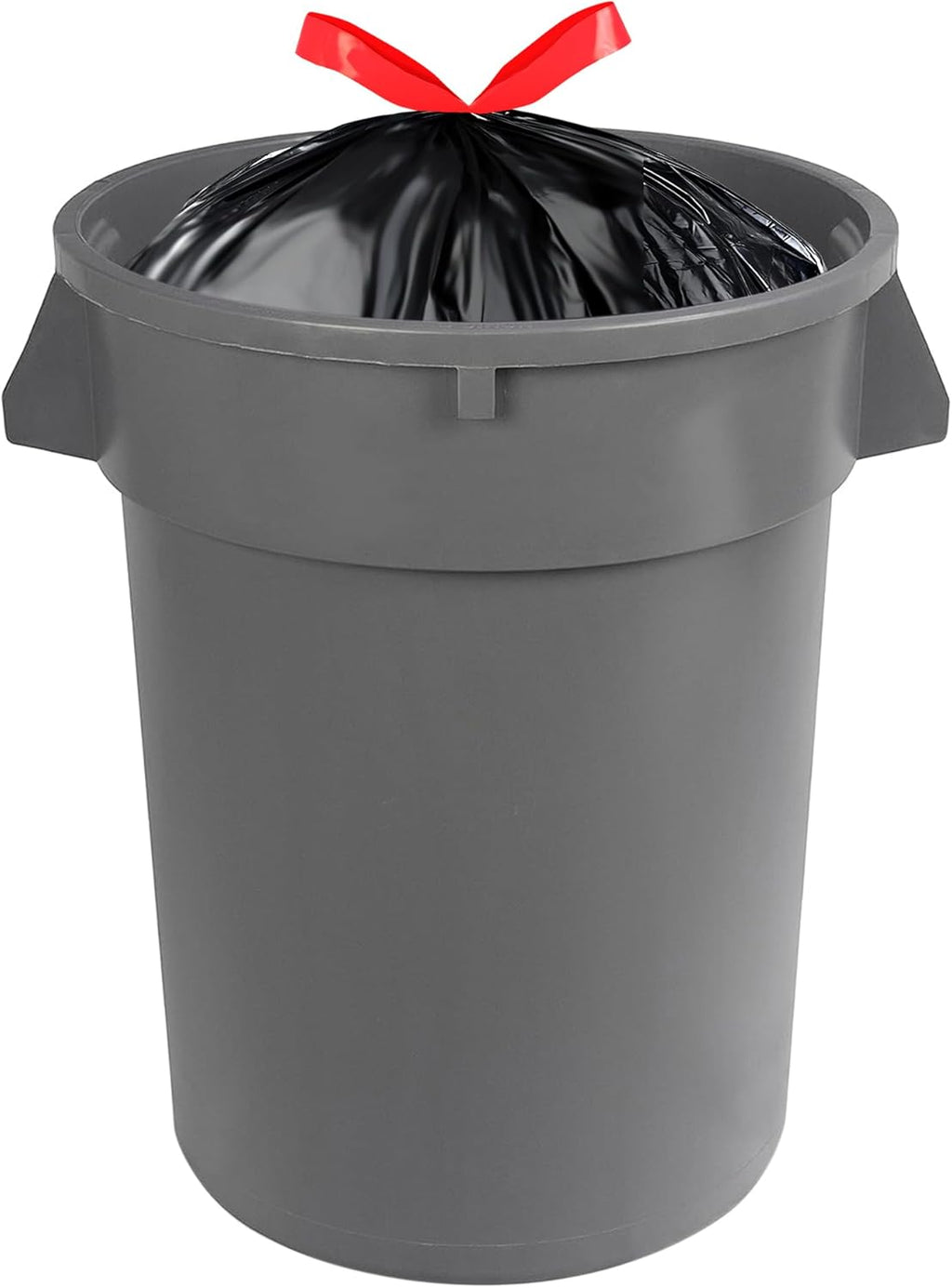 Amazon Basics Multipurpose Drawstring Trash Bags, 30 Gallon Capacity, Tear