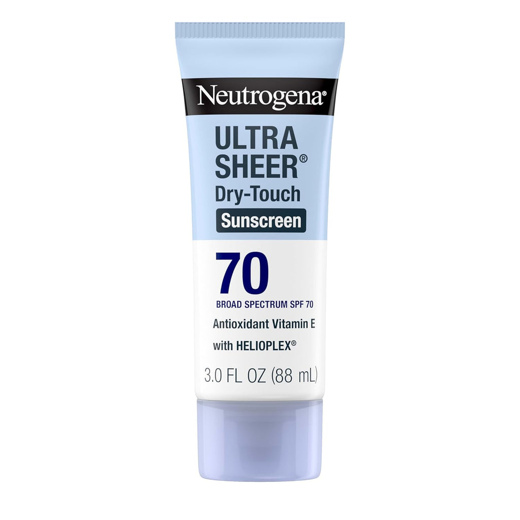 Neutrogena Ultra Sheer Dry-Touch Sunscreen Lotion SPF 70, Broad Spectrum