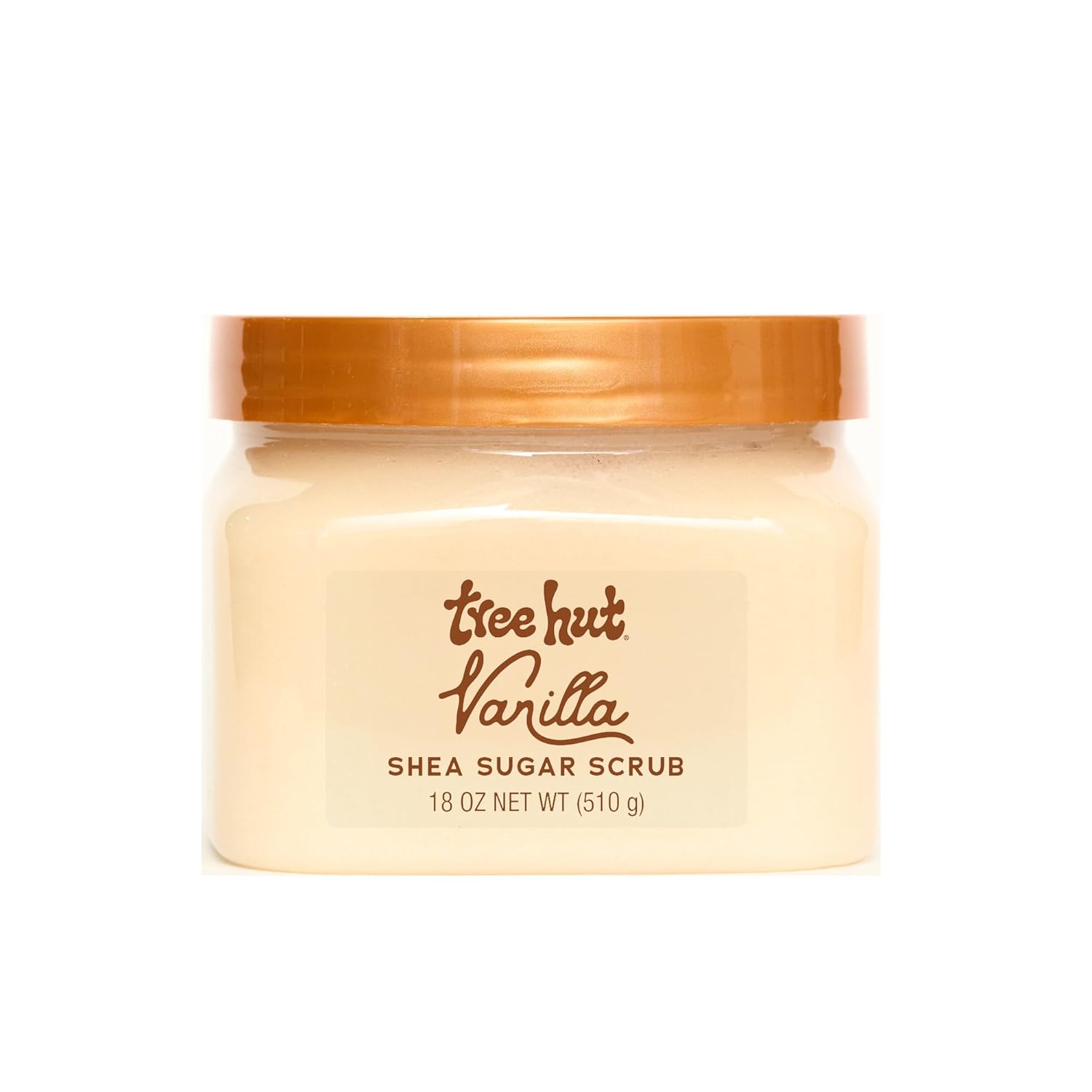 Tree Hut Vanilla Shea Sugar Scrub, Exfoliating & Hydrating Body Scrub with