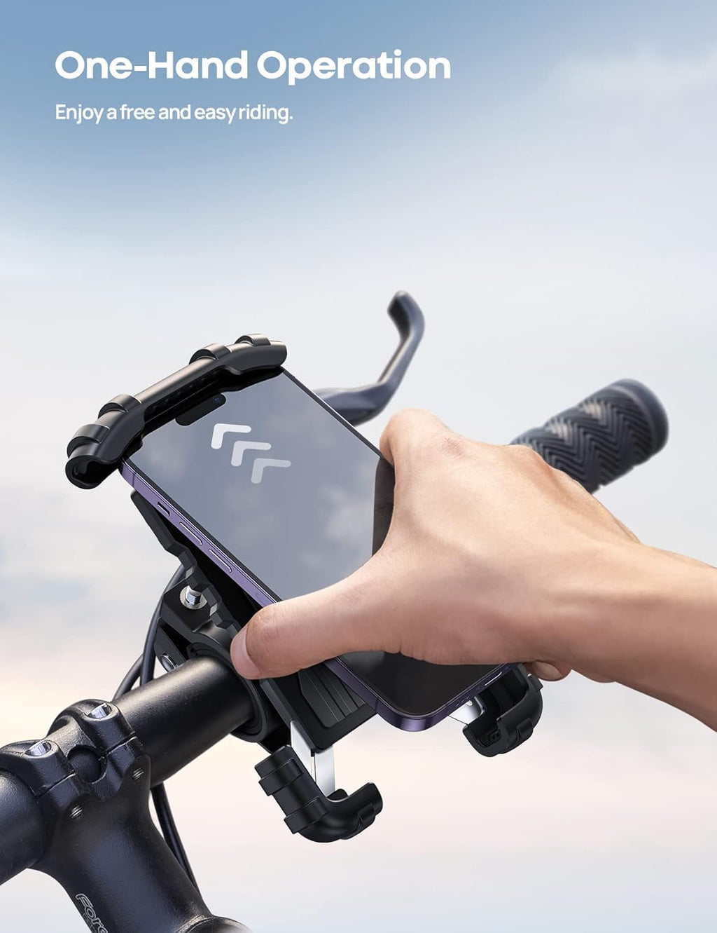 Lamicall Bike Phone Holder, Motorcycle Mount - Motorcycle Phone Holder