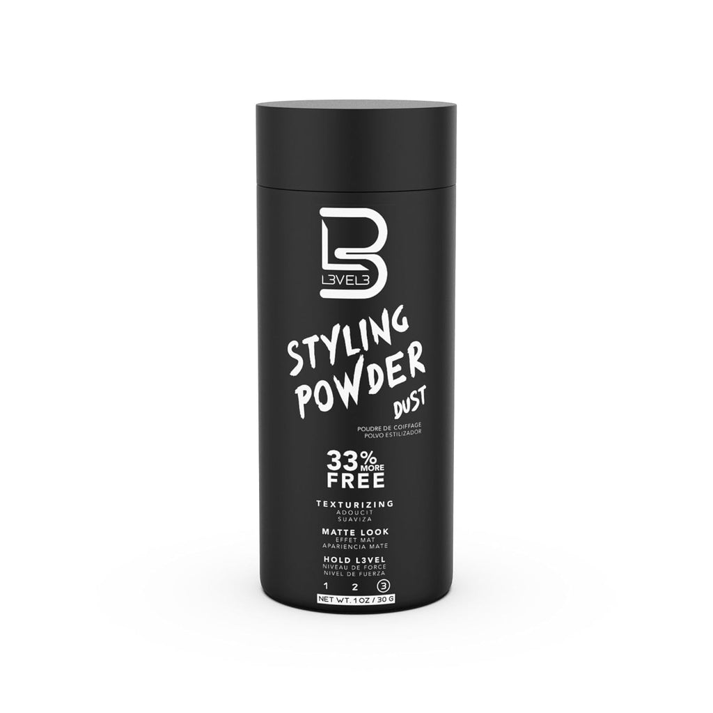 L3 Level 3 Styling Powder - Natural Look Mens Powder - Easy to Apply with No