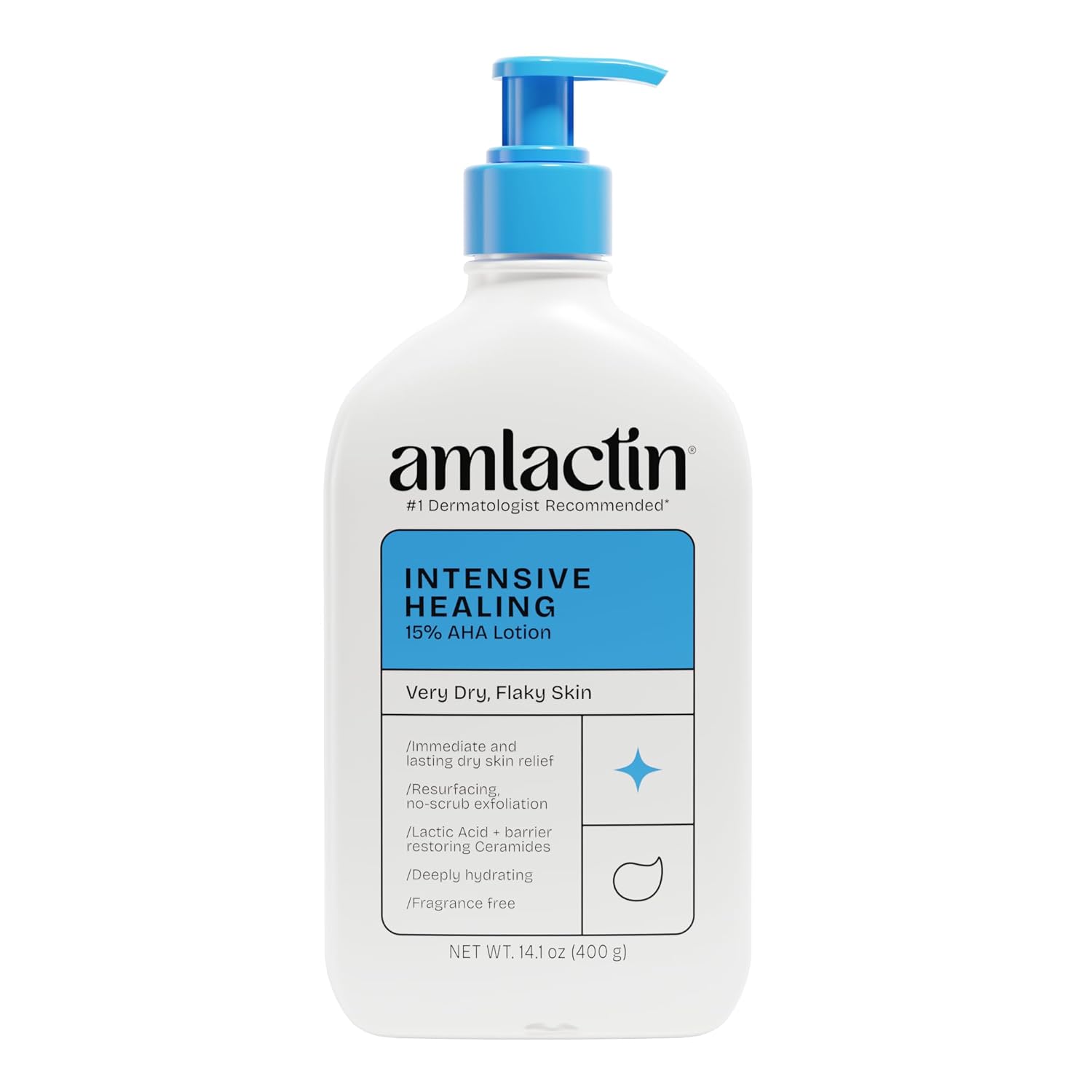 AmLactin Intensive Healing Body Lotion - Therapeutic Lotion for Extremely Dry