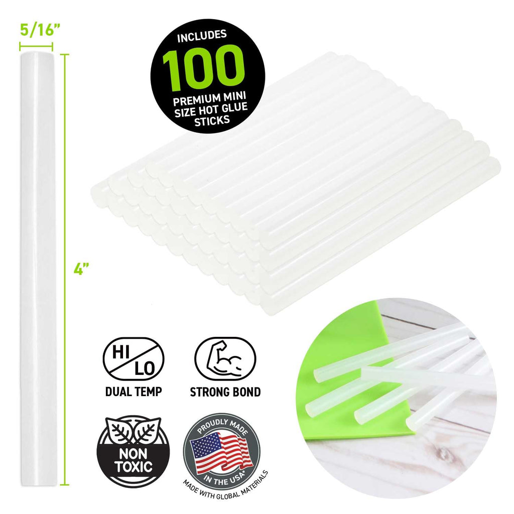 Surebonder DT-100 Mini Size Hot Glue Sticks for Glue Guns 0.27 in. Diameter