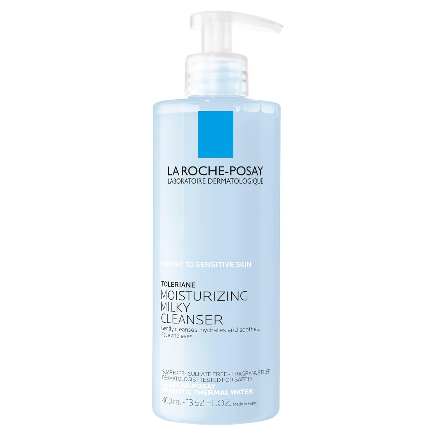 La Roche-Posay Toleriane Moisturizing Milky Cleanser, Gentle Face Cleanser