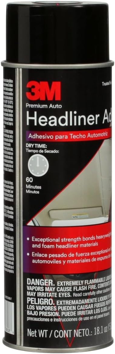 3M Headliner & Fabric Adhesive, 18.1 oz., Exceptional Strength Bonds
