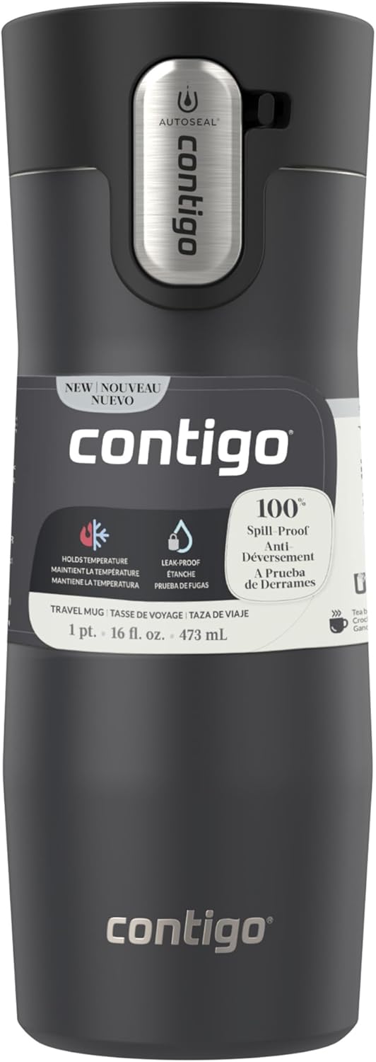 Contigo West Loop 3.0 Stainless Steel Insulated Travel Mug, Leak Proof with