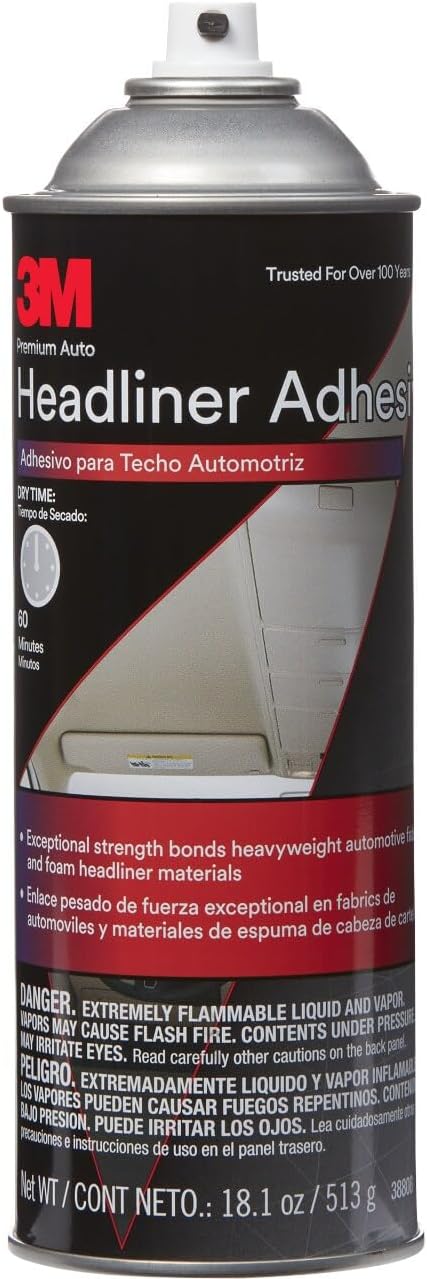 3M Headliner & Fabric Adhesive, 18.1 oz., Exceptional Strength Bonds