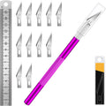 DIYSELF Craft Knife with 10 Extra #11 Blades, Precision Hobby Knife Set with