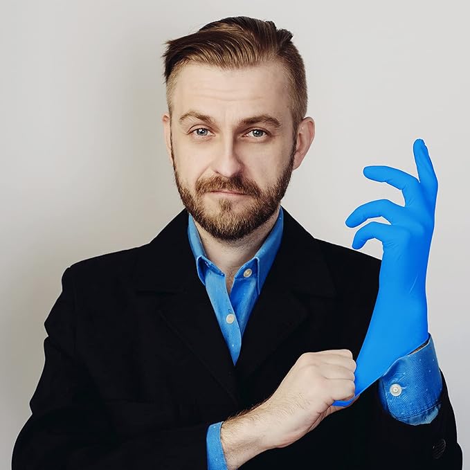 PEIPU Nitrile Disposable Gloves•?ÎPowder Free, Cleaning Service Gloves, Latex