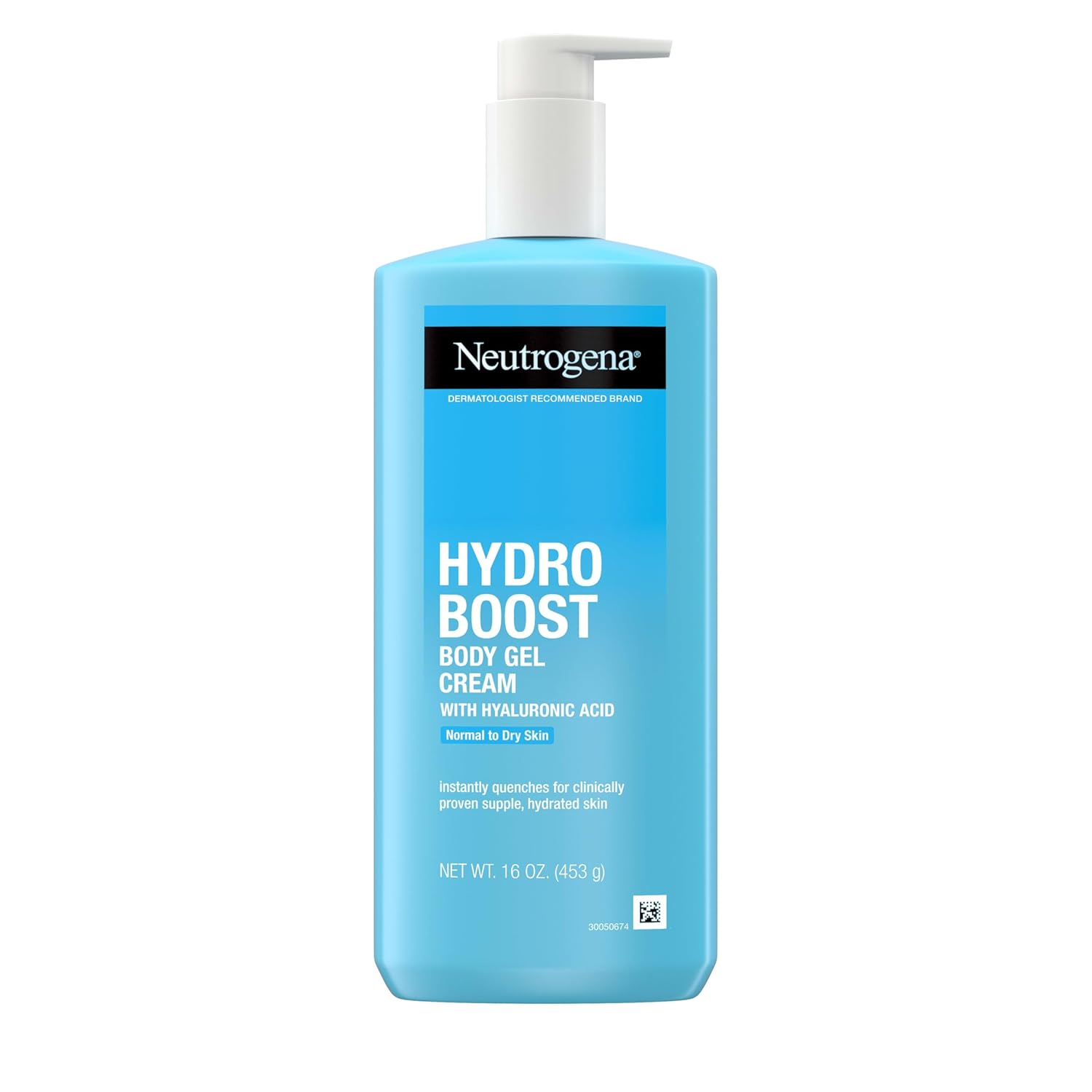 Neutrogena Hydro Boost Body Gel Cream, Hydrating Body Lotion with Hyaluronic