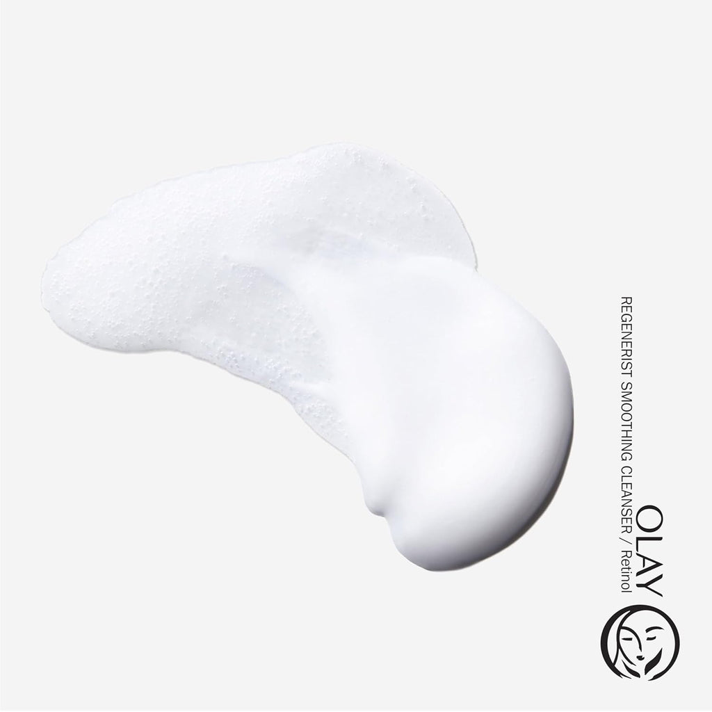 Olay Face Wash, Daily Facial Cleanser with Retinol, Peptides & Glycerin