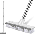 SetSail Floor Scrub Brush with 51-Inch Long Adjustable Handle 2 in 1 Scrape