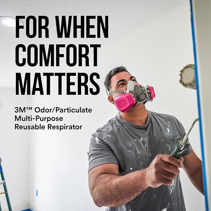 3M P100/OV Odor/Particulate Multi-Purpose Reusable Respirator 65021