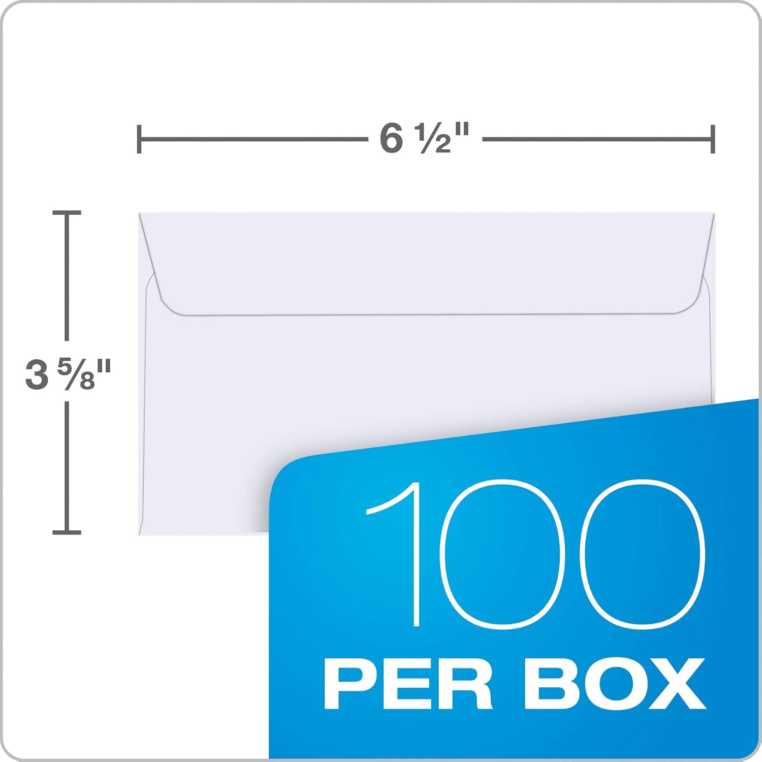Quality Park #6 3/4 Self-Seal Security Envelopes, Security Tint and Pattern