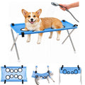 Dog Grooming Hammock Stand, Foldable Dog Bath Holder Sling Shower Chair