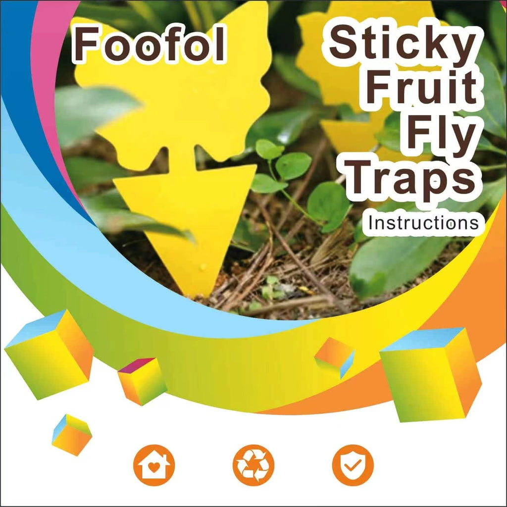 Fruit Fly Traps Fungus Gnat Traps Yellow Sticky Bug Traps 36 Pack No Harm and