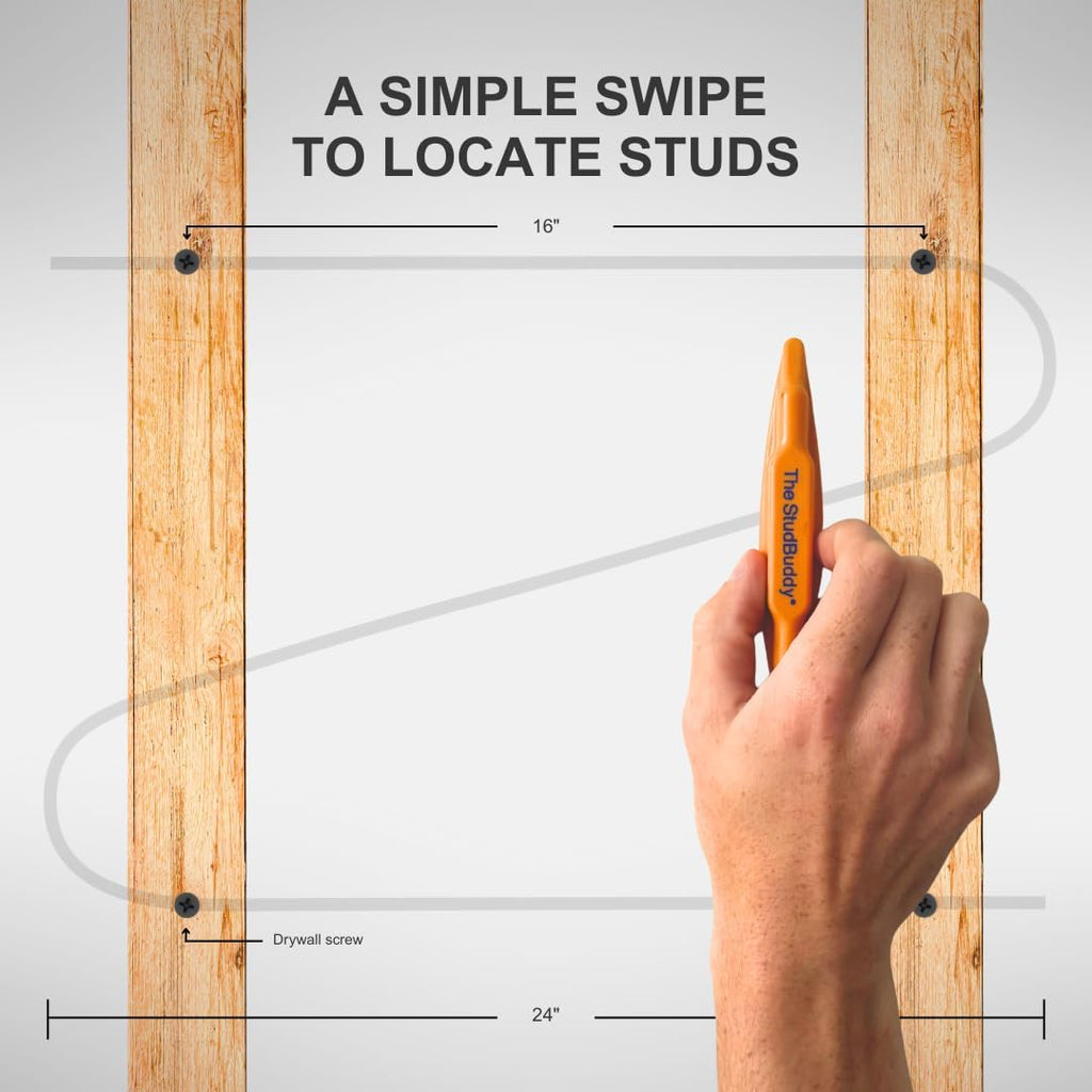 The Original StudBuddyå¨ Magnetic Stud Finder - Made in the USA - Easy to Use