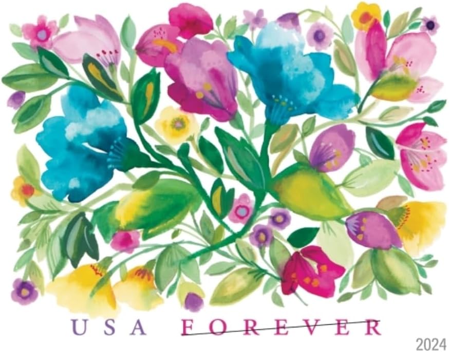 United States Postal Service Celebration Blooms (Sheet of 20) Forever Postage