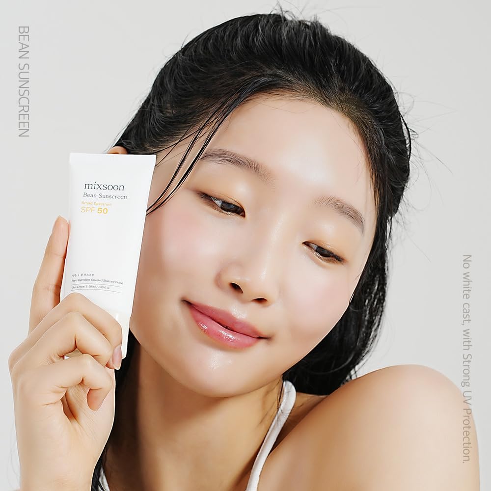 mixsoon Bean Sunscreen-Lightweight Airy Texture SPF 50 Korean Sunscreen for