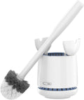 MR.SIGA Toilet Bowl Brush and Holder, Premium Quality, with Solid Handle and
