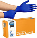 Inspire Cobalt Blue Nitrile Disposable Gloves