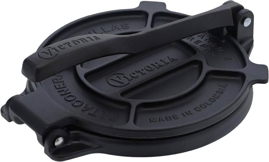 Victoria 8 Inches Cast Iron Tortilla Press, Roti Maker and Tortilladora