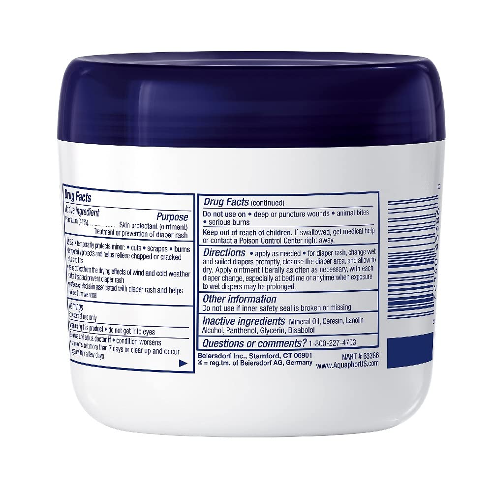 Aquaphor Baby Healing Ointment Advanced Therapy Skin Protectant for Chapped
