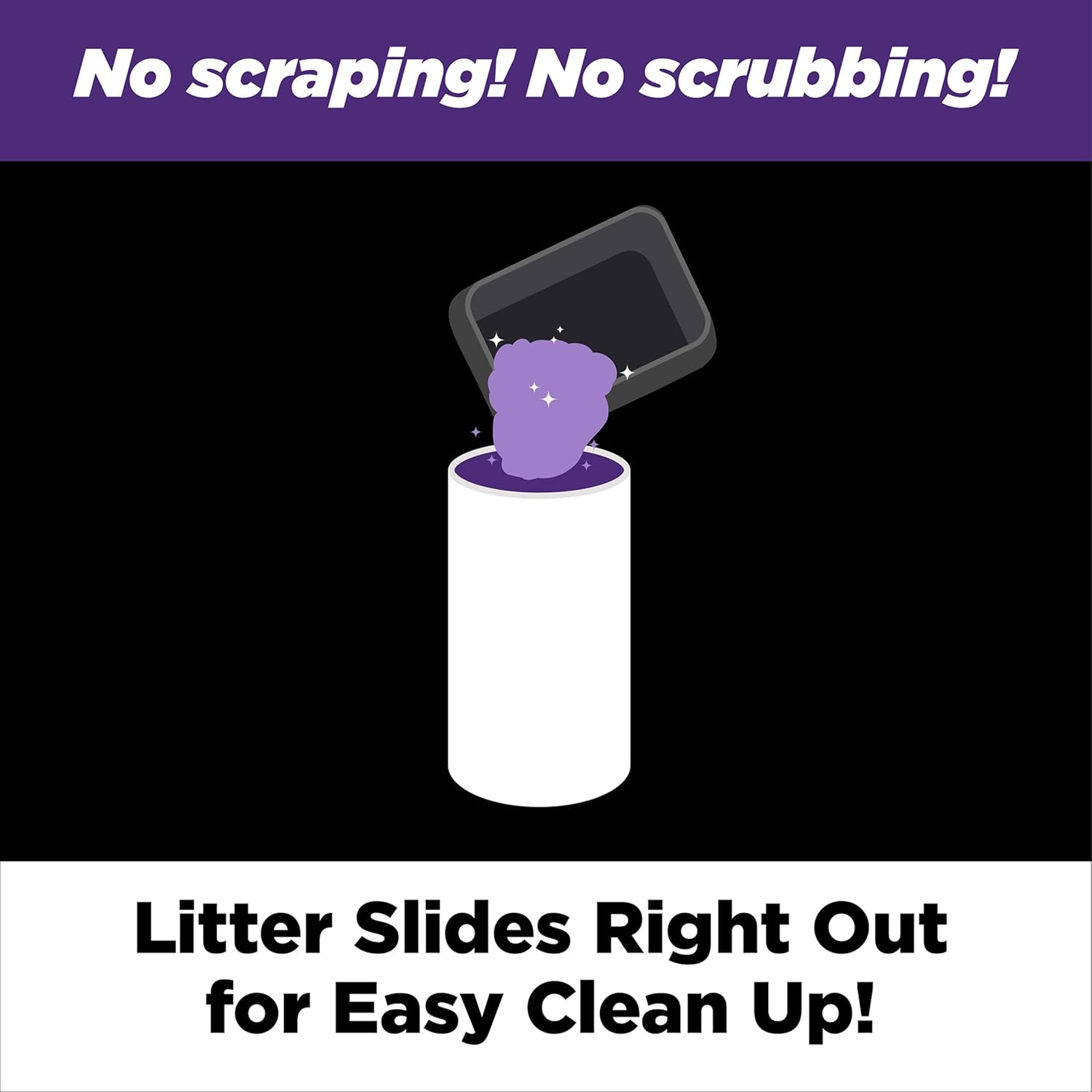 ARM & HAMMER Clump & Seal SLIDE Platinum Multi-Cat Clumping Cat Litter, Easy