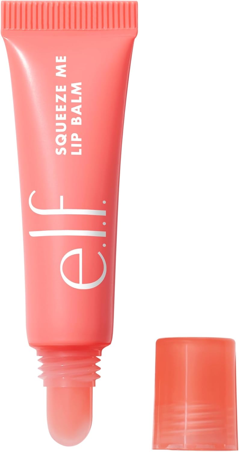 e.l.f. Squeeze Me Lip Balm, Moisturizing Lip Balm for A Sheer Tint of Color