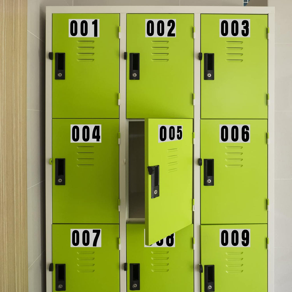 60 Numbers, Reflective Adhesive Mailbox Number Pack, 3", Waterproof Number