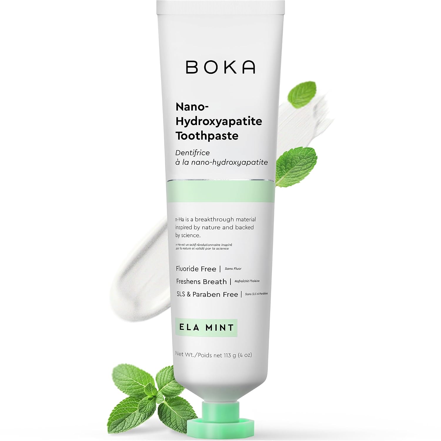 Boka Toothpaste - Fluoride Free Toothpaste, Nano Hydroxyapatite Toothpaste