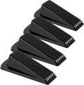 4 Pack Door Stoppers, Rubber for Bottom of Door, Rubber Door Stopper Wedge
