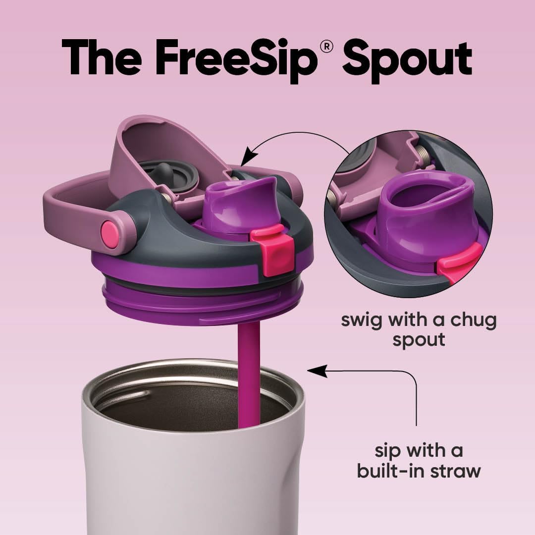 Owala FreeSip Sway Insulated Stainless Steel Water Bottle with Two-Way Spout