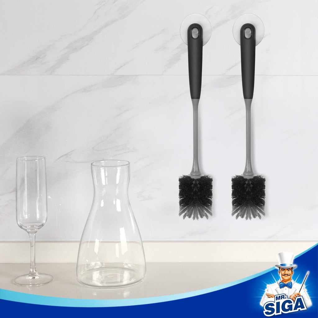 MR.SIGA Long Handle Bottle Brush, Flexible Scrub Brush for Water Bottles