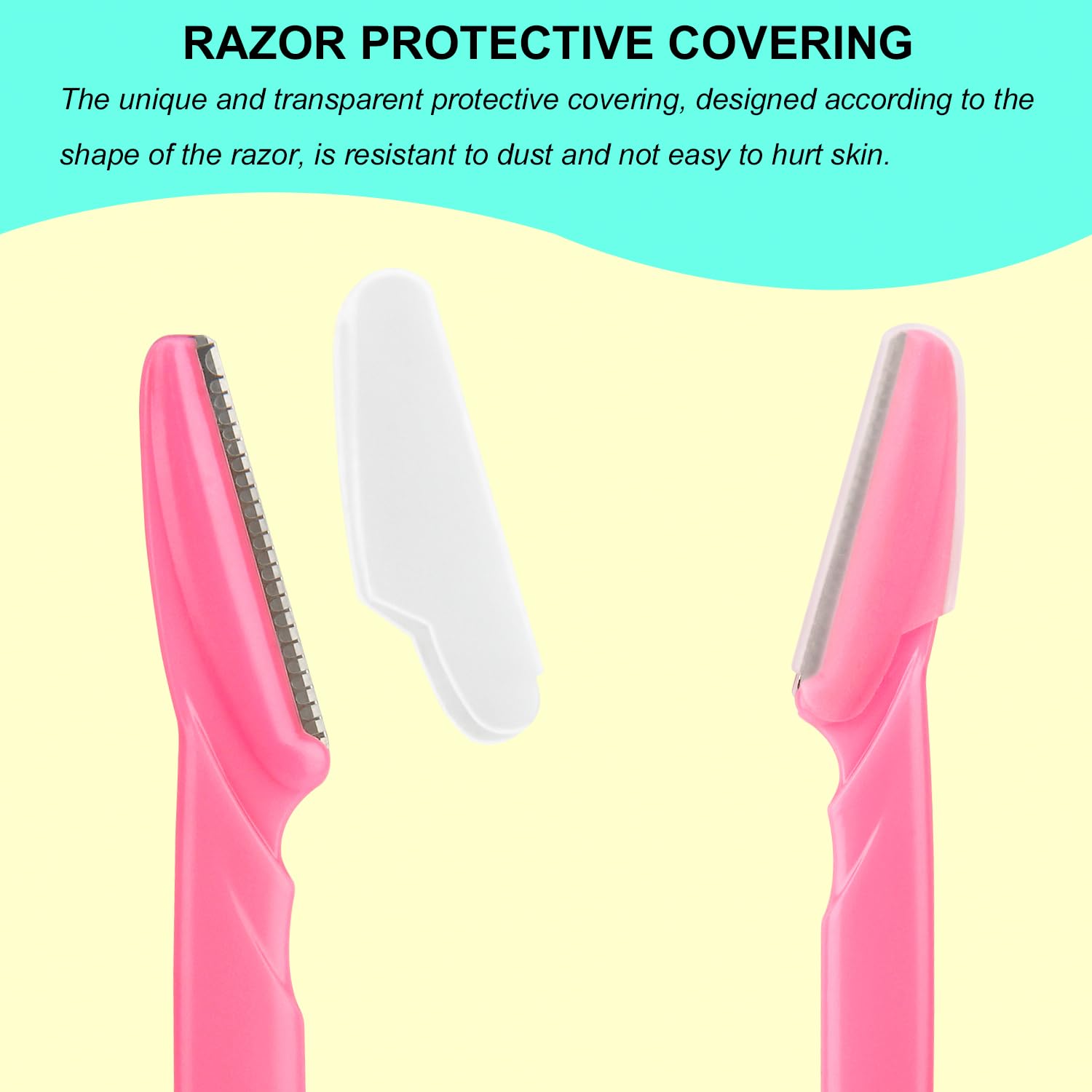66 Eyebrow Razor and Face Razor for Women and Men, Eyebrow Hair Trimmer and
