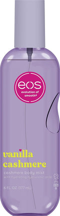 eos Cashmere Body Mist, Vanilla Cashmere, Soft Musk, Cozy Caramel, Hair Mist