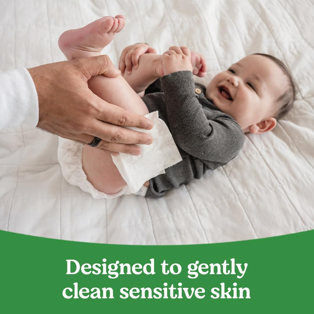 Huggies Natural Care Sensitive Baby Wipes, Unscented, Hypoallergenic, 99%