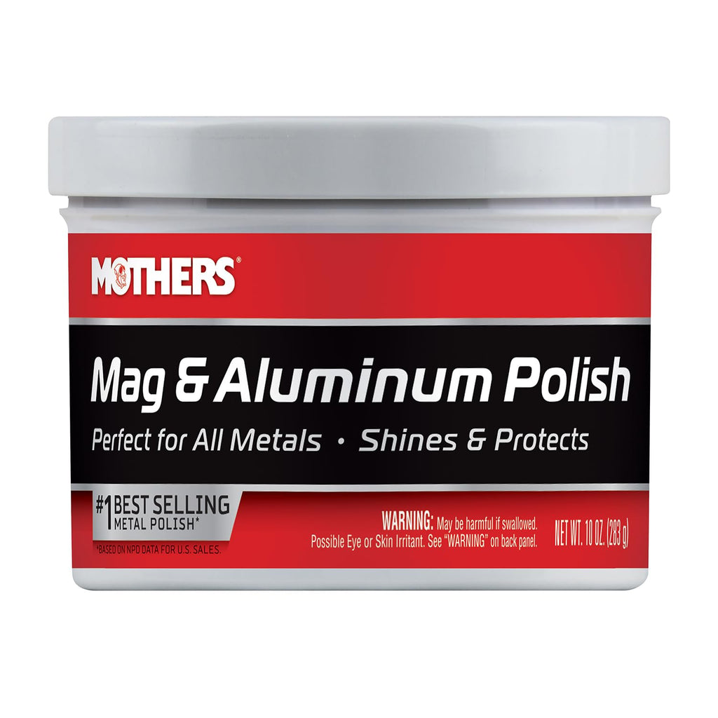 Mothers Mag & Aluminum Polish, 10 oz. ‰ÛÒ Brilliant Shine, Easy to Use, for