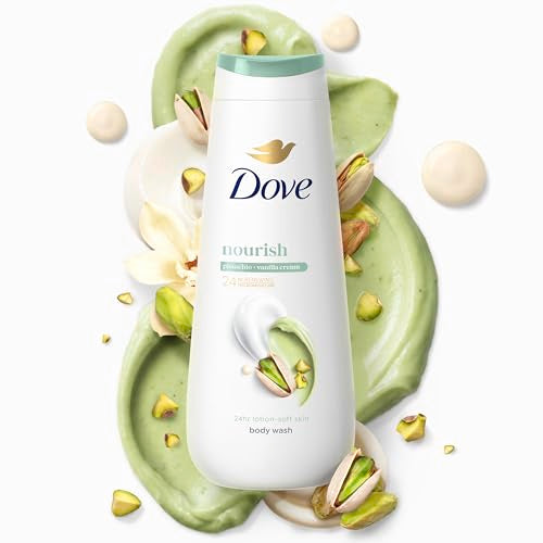 Dove Hydrating Body Wash for Women Pistachio & Vanilla Cream for Hydrated &