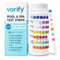 7 in 1 Pool Test Strips (150 Strips) - Easy to Use Water Testing Kit for