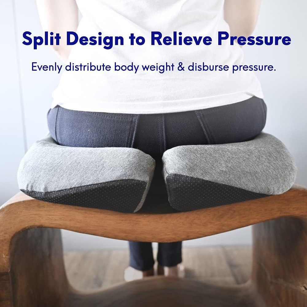 Cushion Lab Patented Pressure Relief Seat Cushion for Long Sitting Hours on