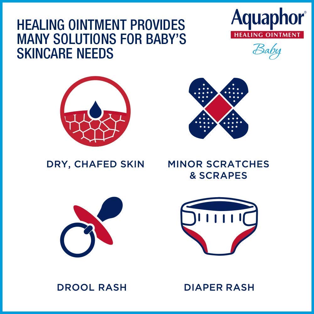 Aquaphor Baby Healing Ointment Advanced Therapy Skin Protectant for Chapped