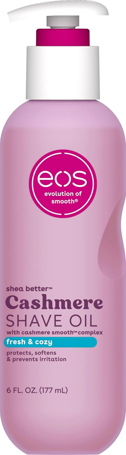 eos Cashmere Shave Oil ‰ÛÒ Fresh & Cozy, Moisturizing Shave Oil with Shea