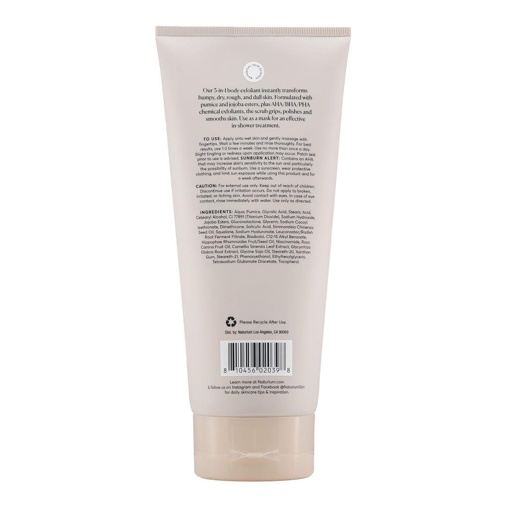 Naturium KP Body Scrub & Mask for Keratosis Pilaris, Bump Eraser Shower Scrub