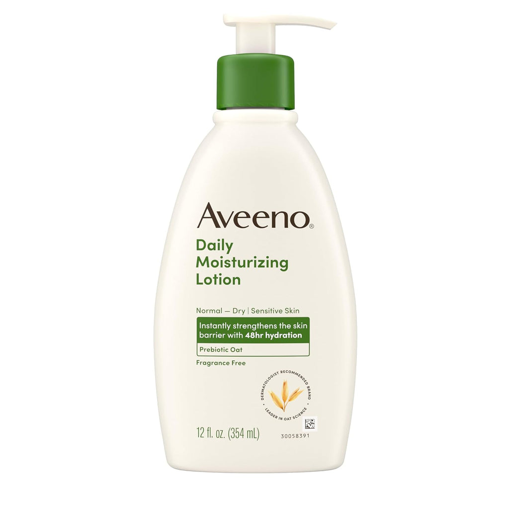 Aveeno Daily Moisturizing Body Lotion with Soothing Prebiotic Oat, Gentle