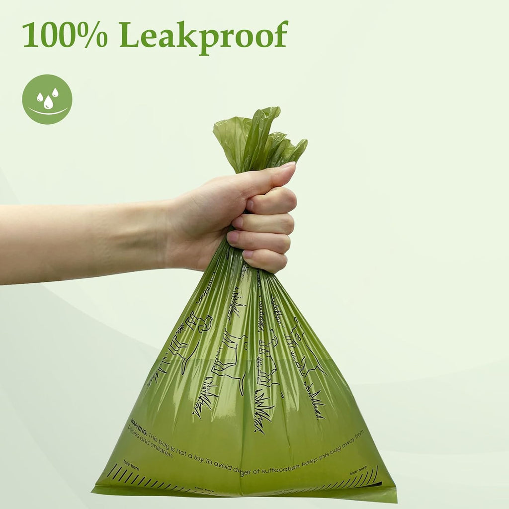 240 Count Lavender Scented 13‰۝ x 9‰۝ Dog Poop Bags Rolls, Leakproof Strong &