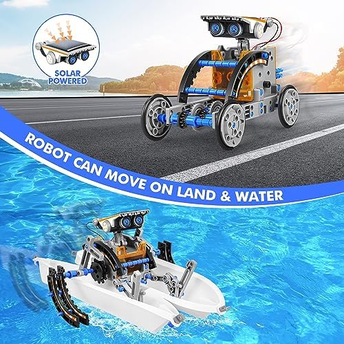 STEM 13-in-1 Education Solar Power Robots Toys for Boys Age 8-12