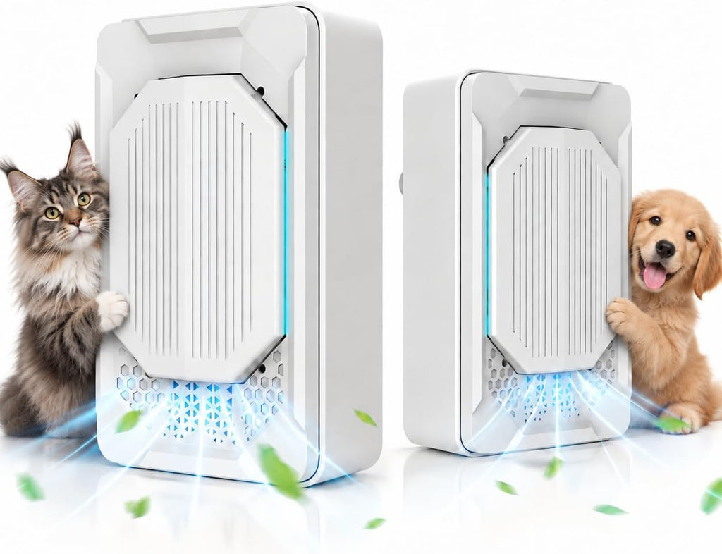 Cat Litter Deodorizer, Pet Odor Eliminator for Home, Air Purifier 2 Pack