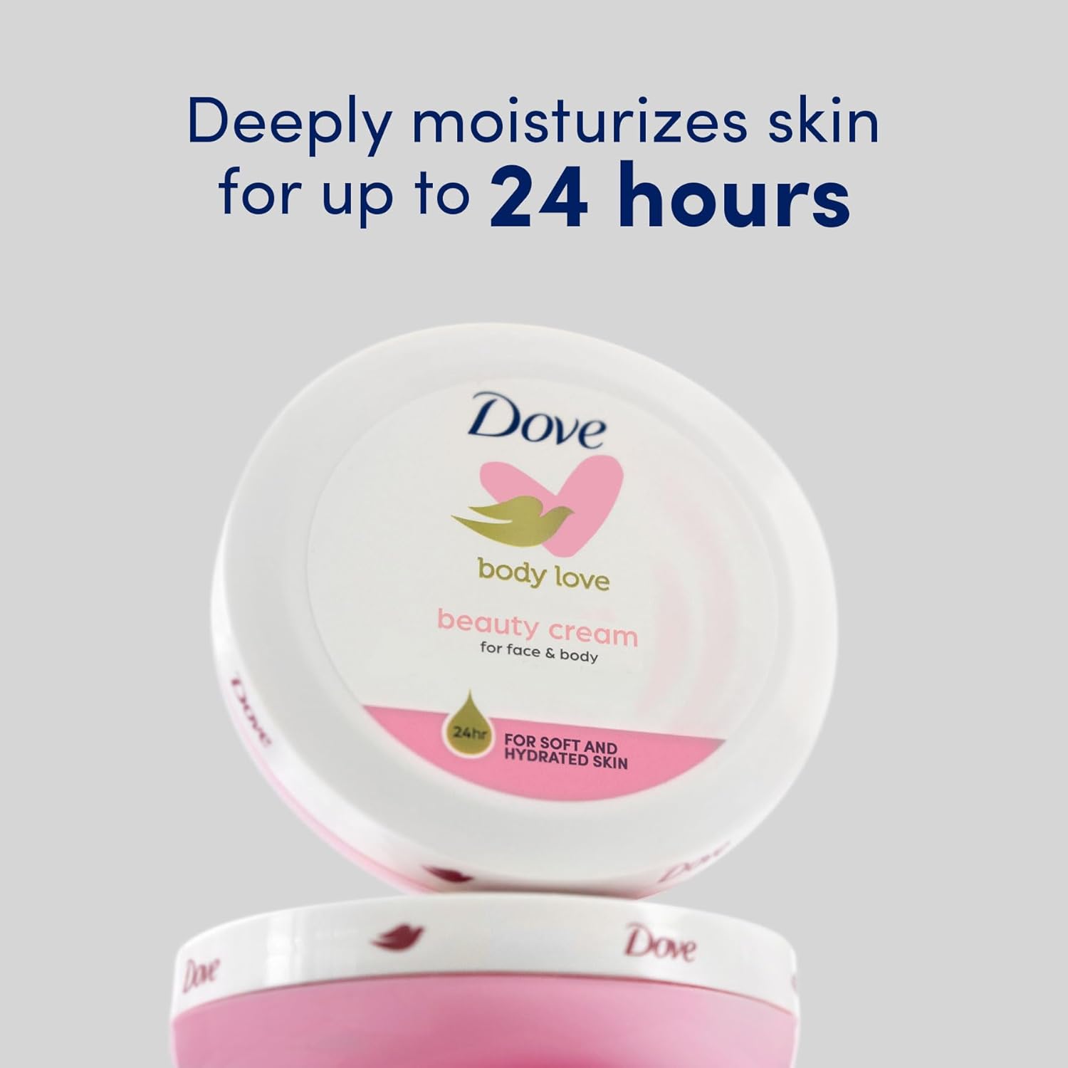 Dove Nourishing Body Care, Face, Hand, and Body Beauty Cream for Normal to