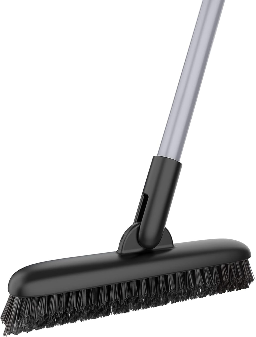 MR.SIGA Heavy Duty Grout Scrub Brush with Long Handle, Shower Floor Scrubber